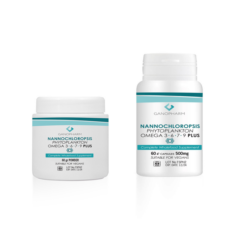 NANNOCHLOROPSIS ΣΚΟΝΗ: A Nutrient Powerhouse | Διαθέτει άφθονες πρωτεΐνες, αμινοξέα και πολυακόρεστα λιπαρά οξέα Ωμέγα 3-6-7-9
 